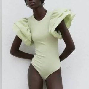 Light green Zara bodysuit